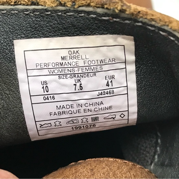 Merrell Shiloh Clogs in Oak Brown leather - Picture 13 of 13